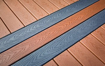 Composite decking for deck